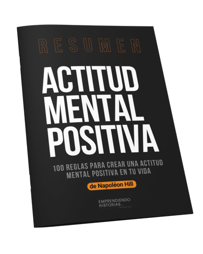 resumen actitud mental positiva mockup